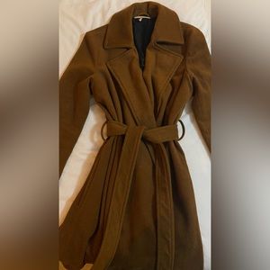 Free People | Sierra Wool Coat in Camel Brown | size XS